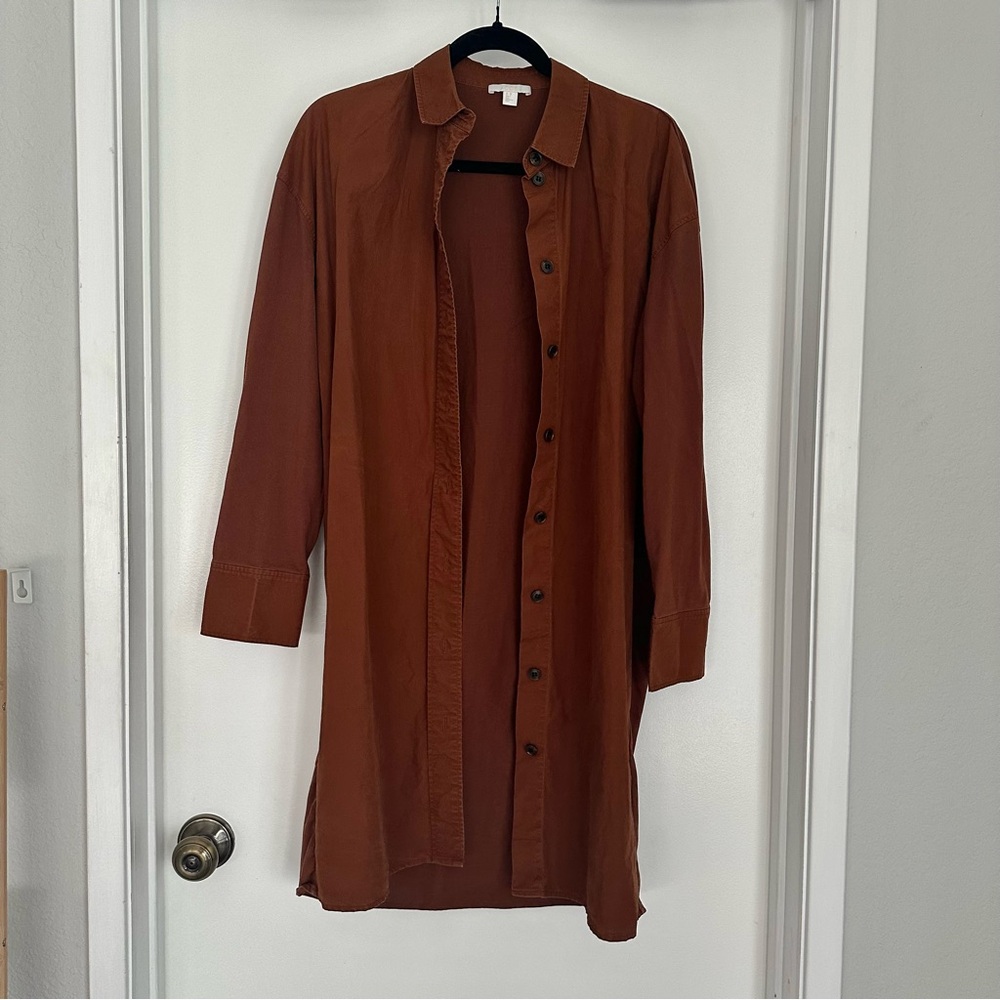 Cos Lightweight Brown Duster Jacket - image 2